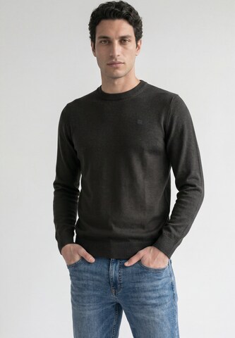 Street One MEN Pullover in Schwarz: Vorderseite