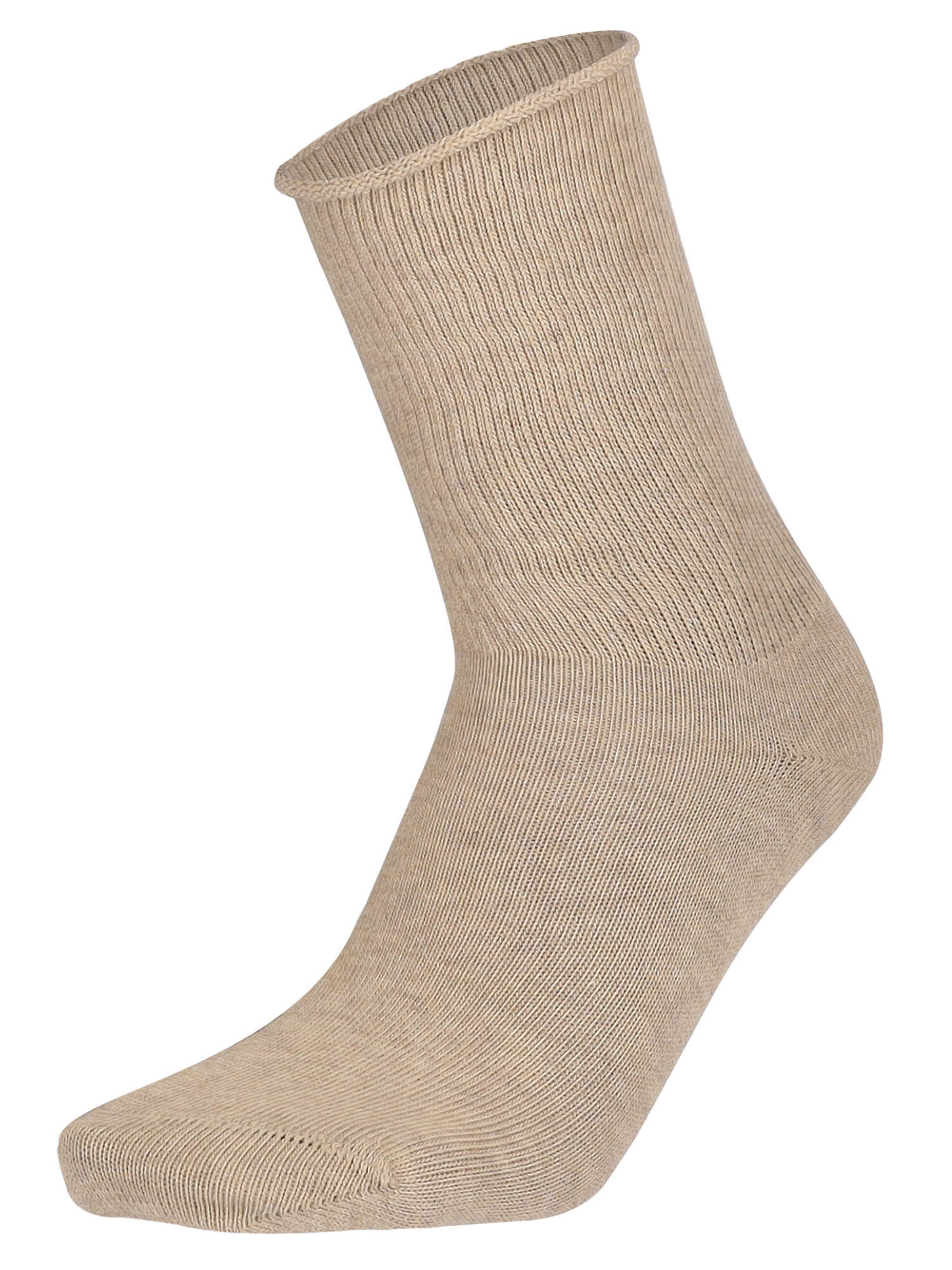 Chaussettes 'Relax Soft' Hudson en beige : devant