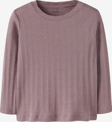 T-Shirt NAME IT en violet : devant