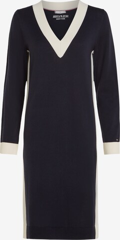 TOMMY HILFIGER Knitted dress in Blue: front