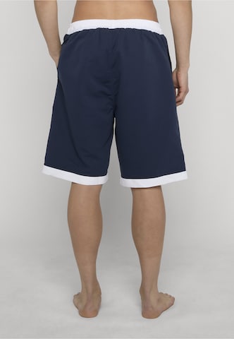 LONSDALE Badeshorts 'Clennell ' i blå