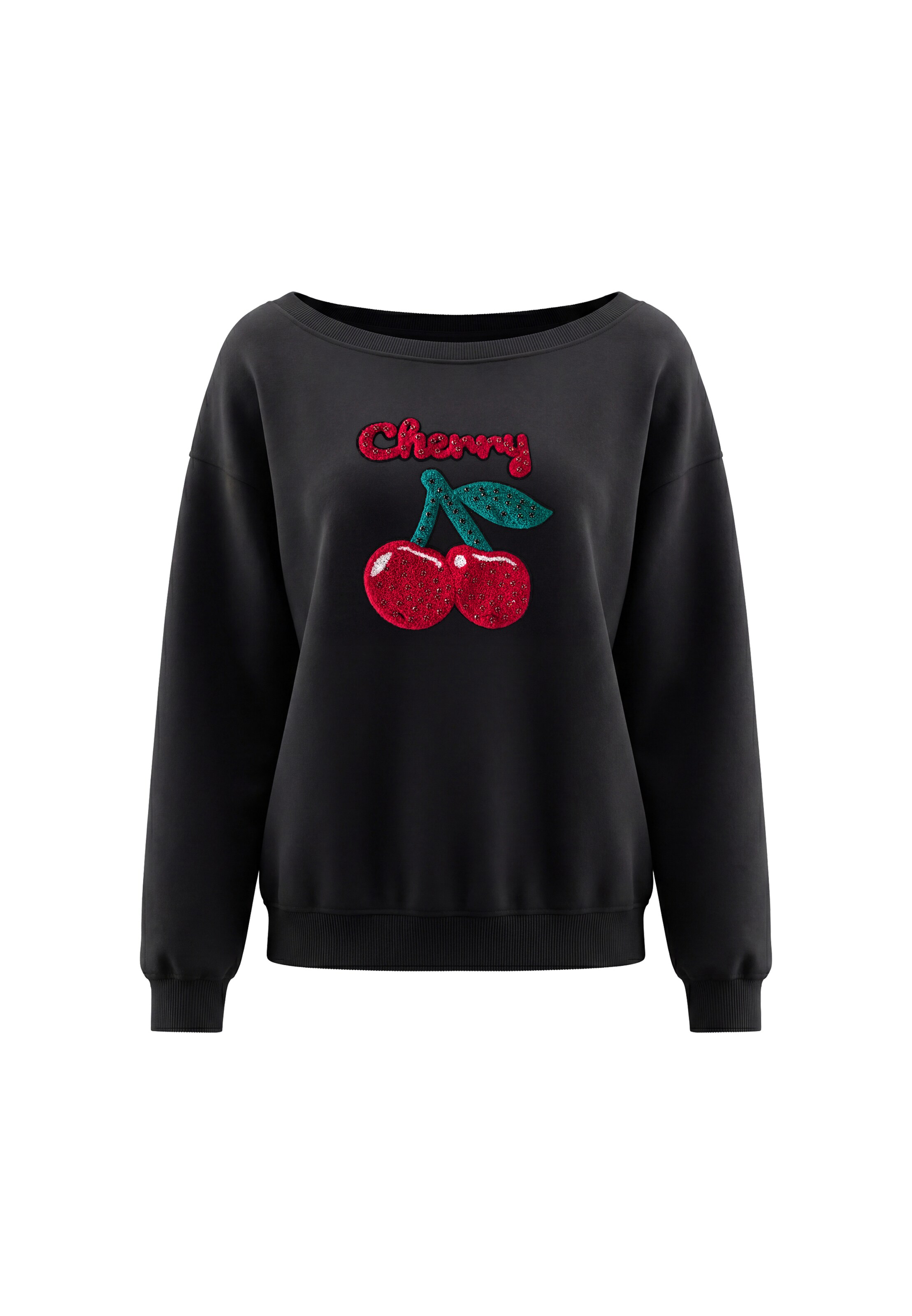 Sweat-shirt MYMO en noir : devant