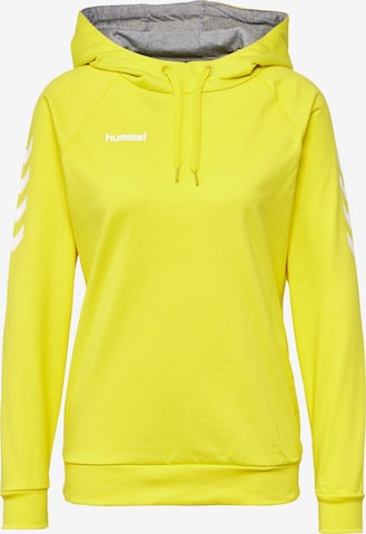 Sweat de sport 'Go' Hummel en jaune : devant