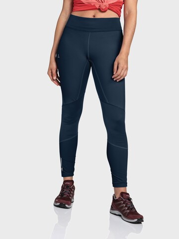 Schöffel Skinny Sporthose 'Hestad' in Blau: predná strana