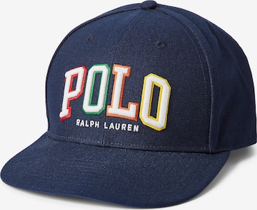 Polo Ralph Lauren Cap 'BILL' in Blue: front