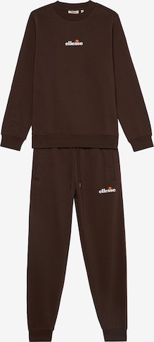 ELLESSE Tracksuit 'Giaveno' in Brown: front