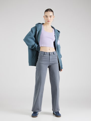 florence by mills exclusive for ABOUT YOU Wide leg Jeans 'Daze Dreaming' in Grey
