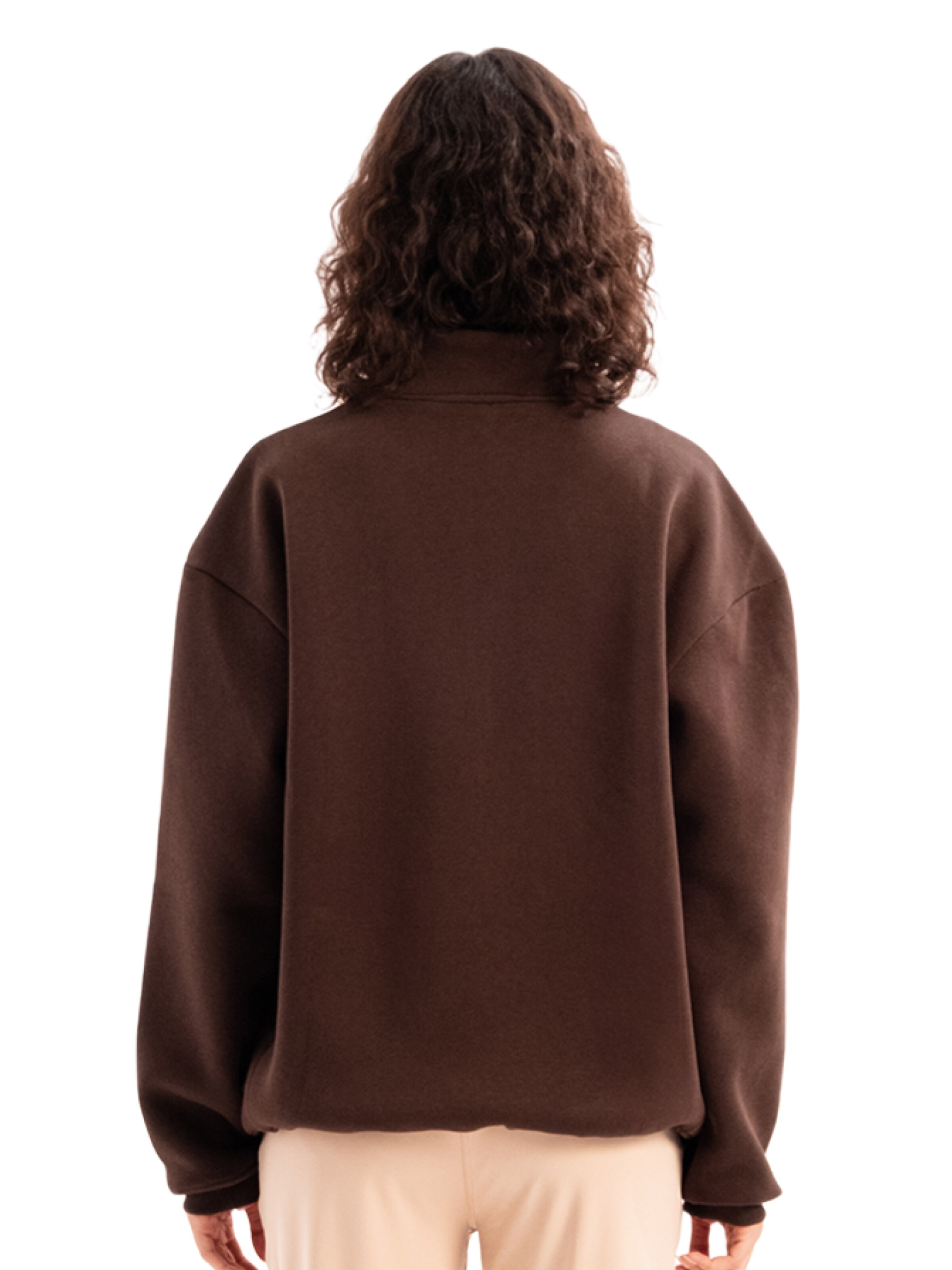Justever Sweatshirt 'Ana6' in Braun