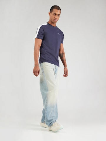 T-Shirt 'T7' PUMA en bleu
