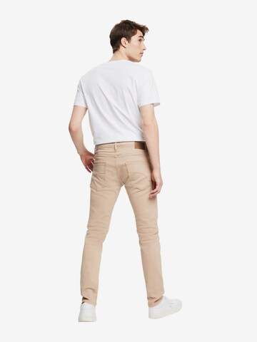 ESPRIT Slimfit Jeans in Beige