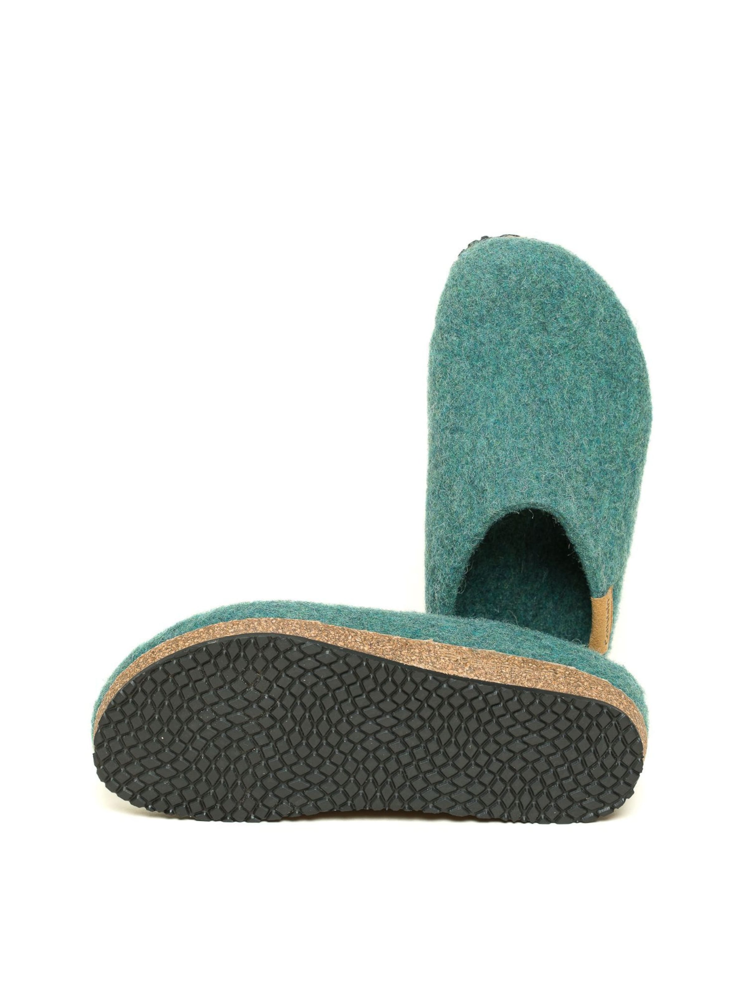 Stegmann Clogs 'Filzclogs Stegmann 208' in Green