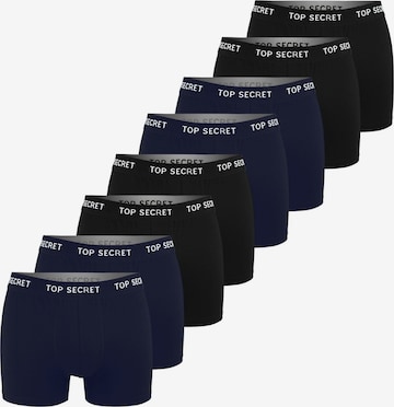 Top Secret Boxershorts in Blau: Vorderseite
