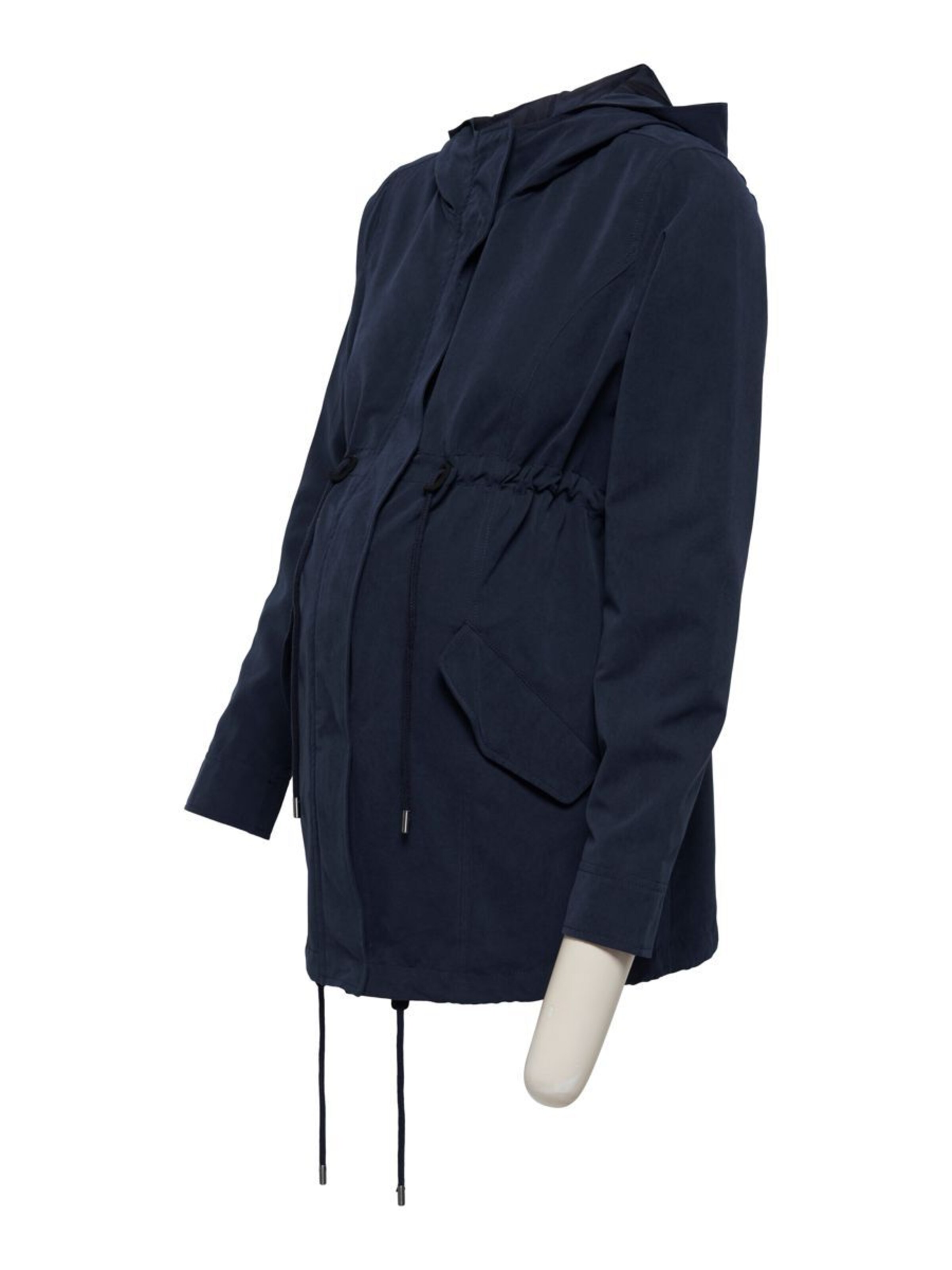 Only Maternity Tussenparka in Blauw