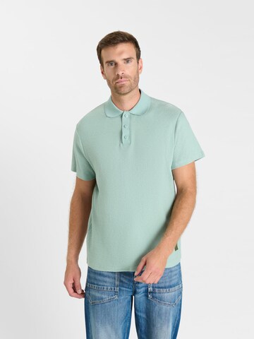 Le Temps Des Cerises Shirt 'Etox' in Blauw: voorkant