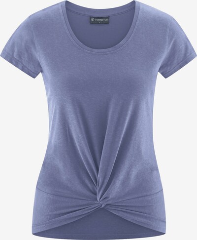 HempAge T-Shirt ' T-Shirt with Knot ' in lavendel, Produktansicht