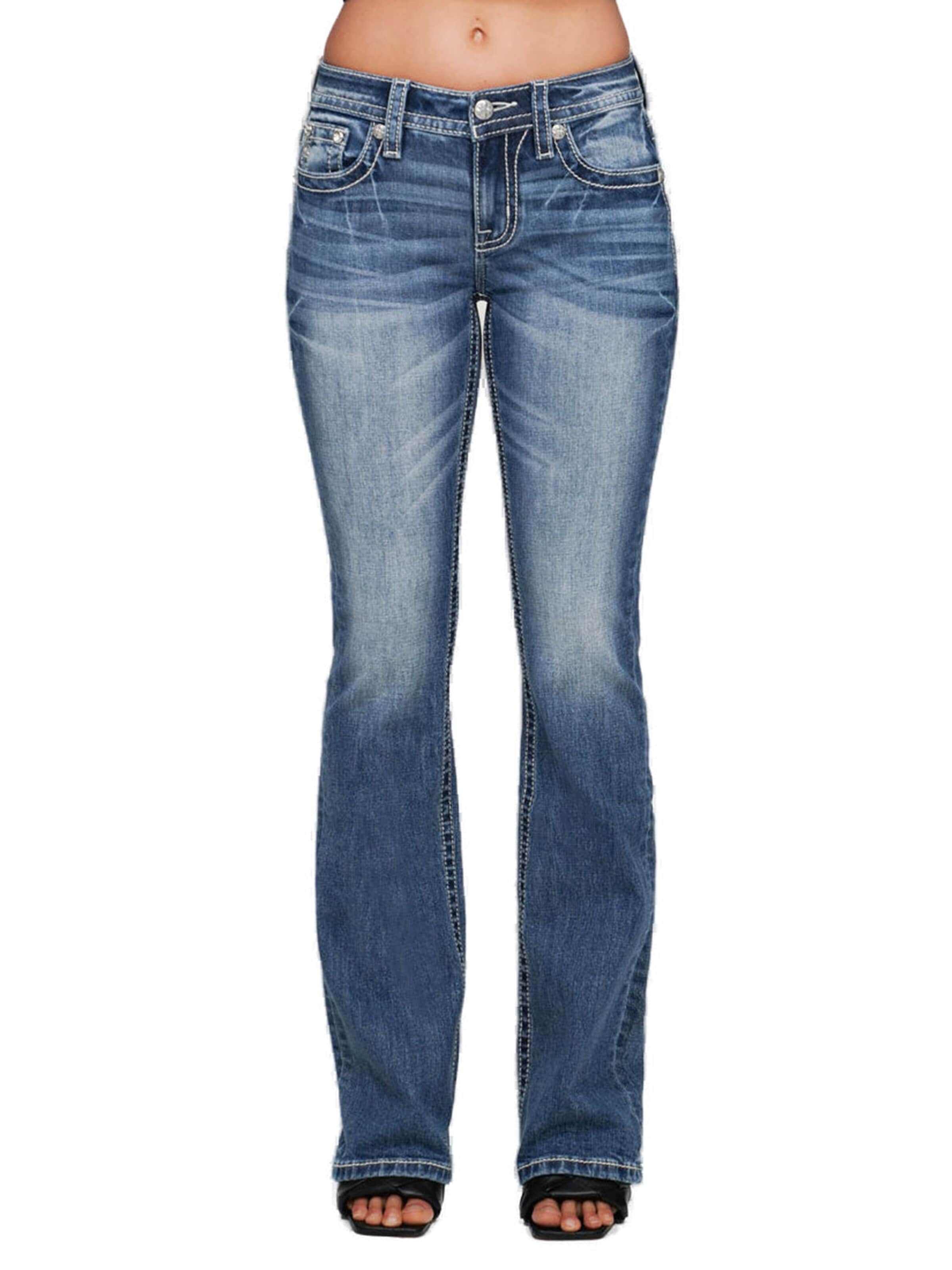 Miss Me - Bootcut Vaquero 'M1075' en azul