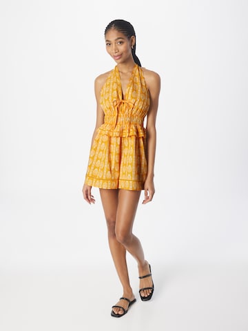 Tuta jumpsuit 'KAIA' di River Island in giallo: frontale