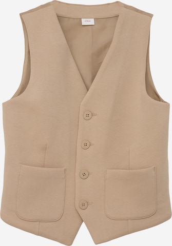 Gilet s.Oliver en beige : devant