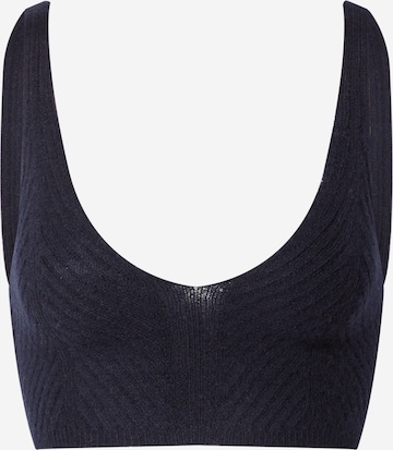 Tops en tricot 'Silvia' EDITED en bleu : devant