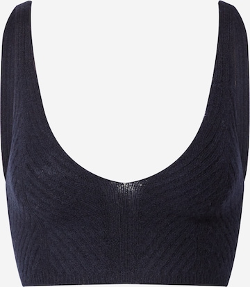 EDITED Knitted top 'Silvia' in Blue: front