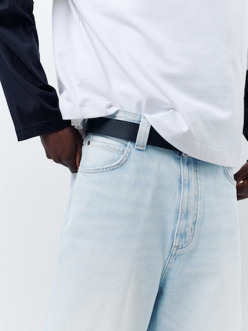Baggy Jeans de la Pull&Bear pe albastru