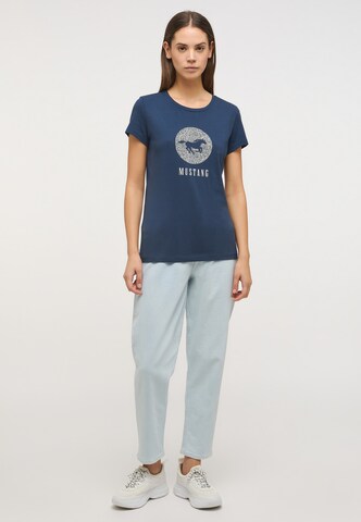 MUSTANG T-Shirt in Blau