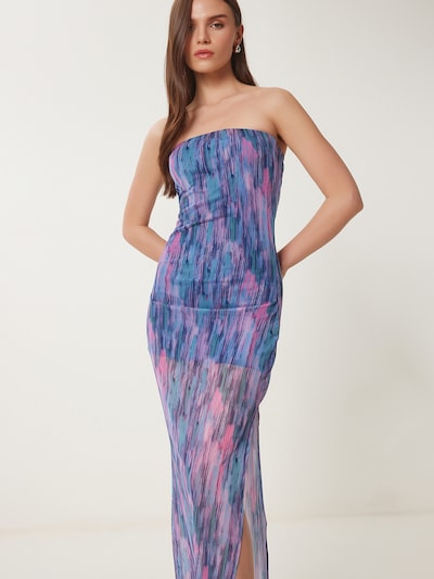 Happiness İstanbul Dress in Blue / Navy / Azure / Light pink, Item view