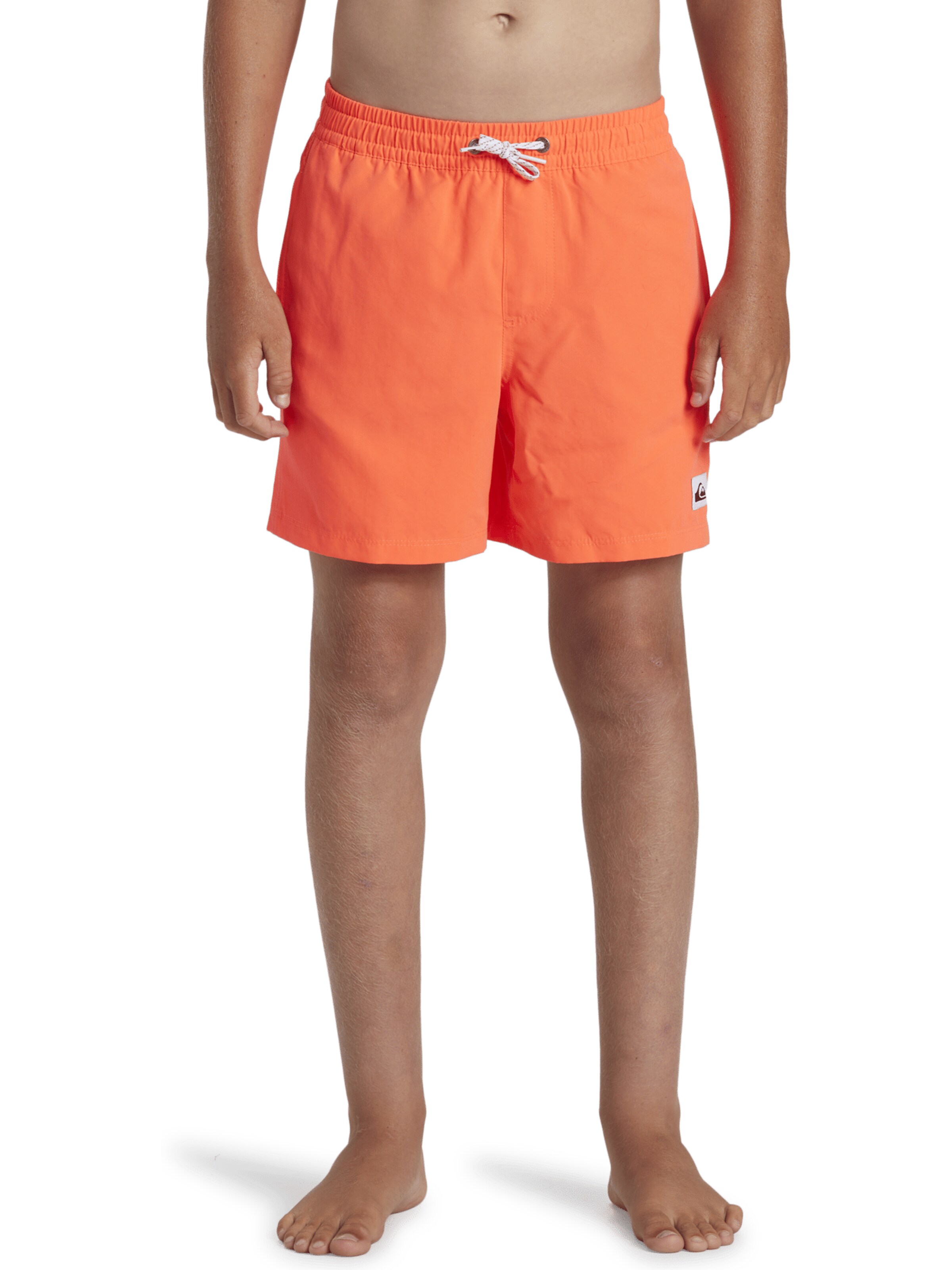 QUIKSILVER Board Shorts 'Everyday Solid Volley Yth 14' in Orange: front