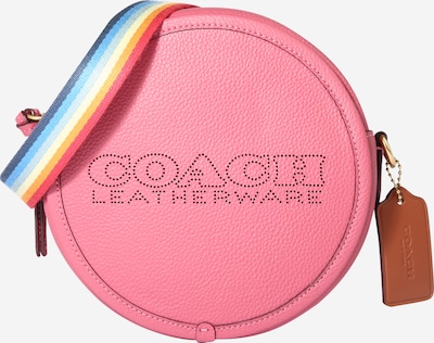 COACH Torba na ramię w kolorze gołąbkowo niebieski / niebieski neon / neonowo-żółty / koralowy / ciemnoróżowym, Podgląd produktu