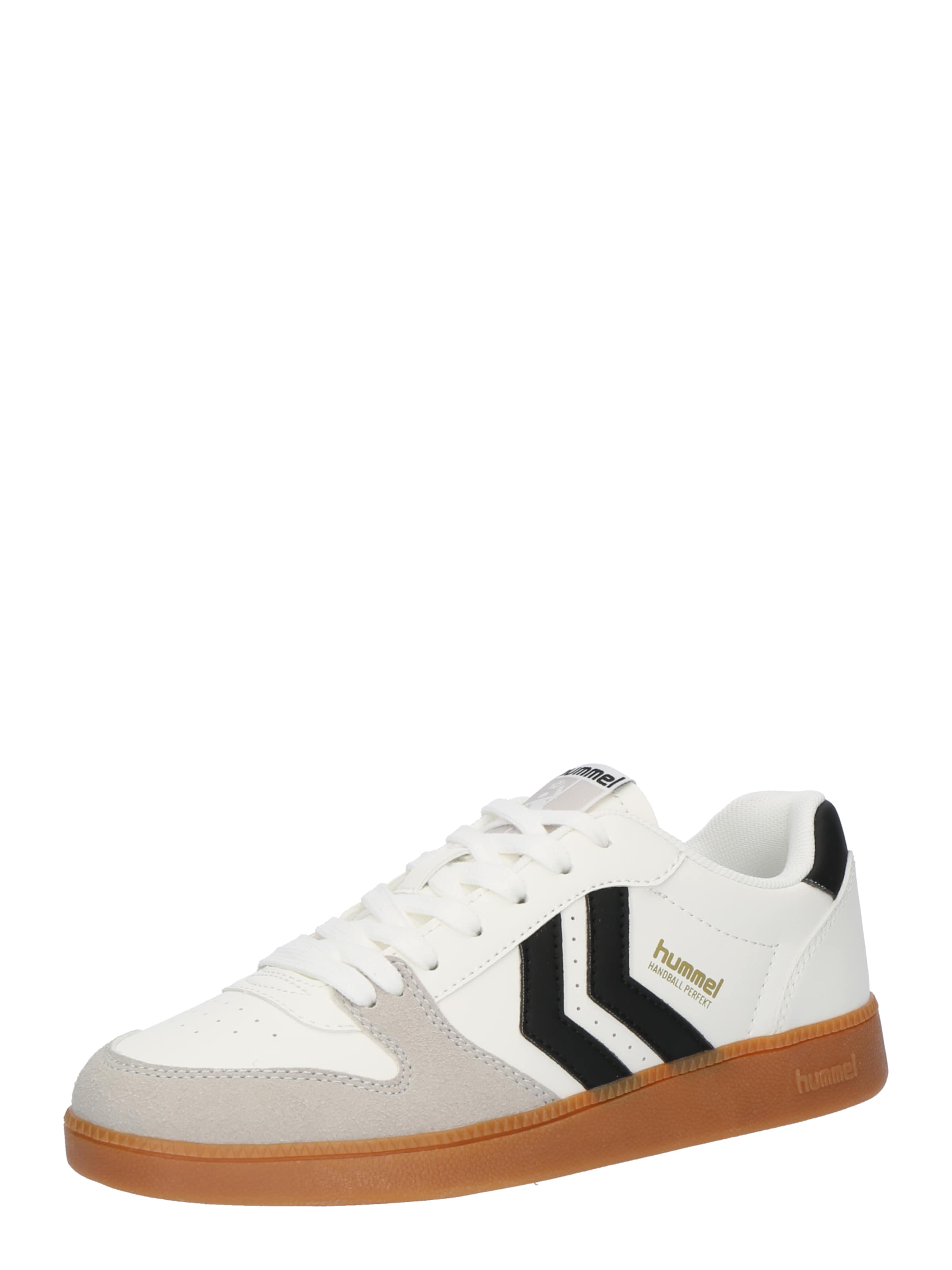 Hummel Σνίκερ χαμηλό 'HANDBALL PERFEKT' σε λευκό: μπροστά