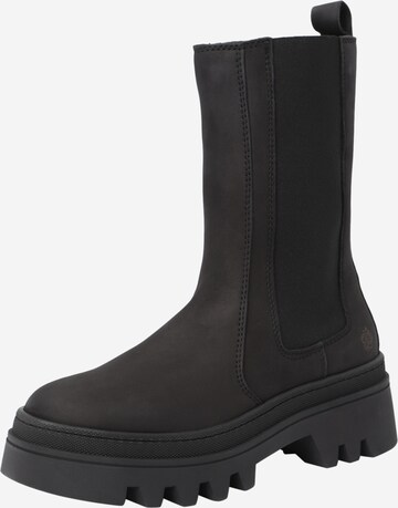 Apple of Eden Chelsea boots 'Dajara' in Black: front