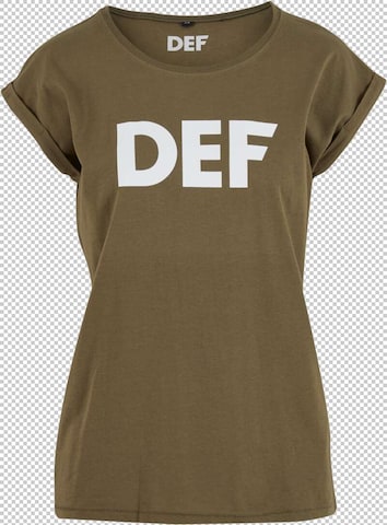 DEF Футболка 'Her Secret' в Зеленый: спереди