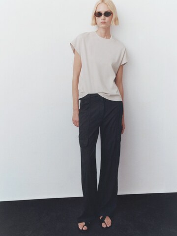 MANGO Shirt 'SEVILLA' in Beige
