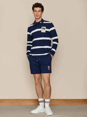 Hackett London Shirt in Blauw