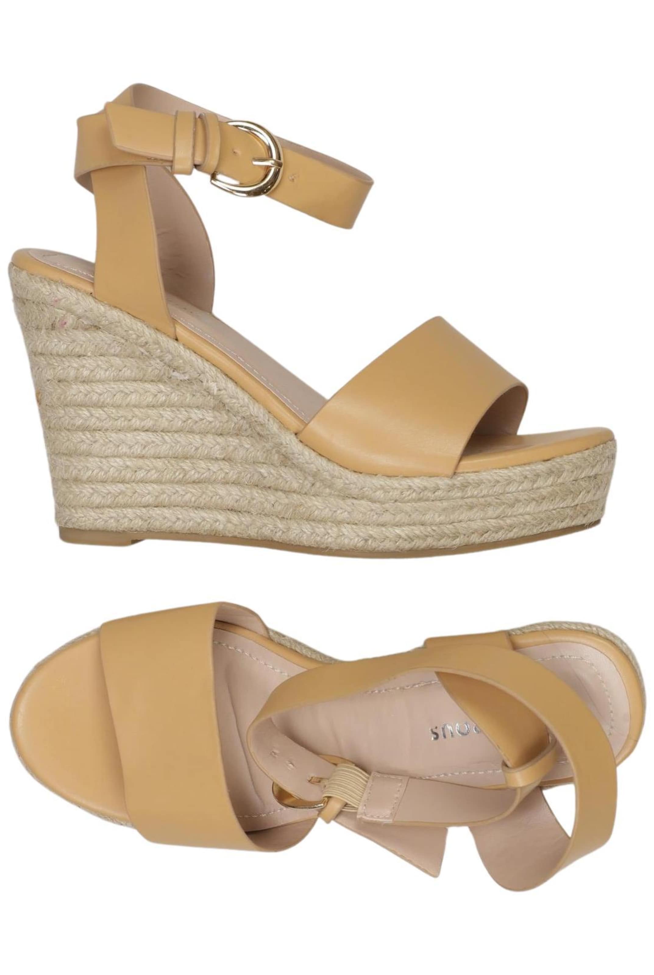 GLAMOROUS Sandalen 36 in Beige: Vorderseite
