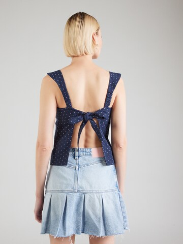 HOLLISTER Top – modrá