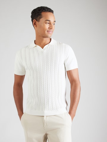 Pull-over Lindbergh en blanc : devant