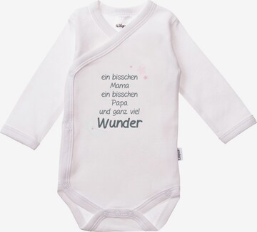 LILIPUT Wickelbody 'Mummy + Daddy' in Weiß