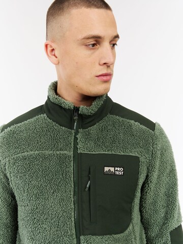 PROTEST Fleecejacke 'PRTBleaker' in Grün: Vorderseite
