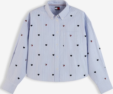 Tommy Jeans Blúzka - Modrá: predná strana