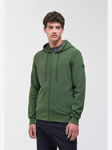 Colmar Sweatvest in Groen: voorkant