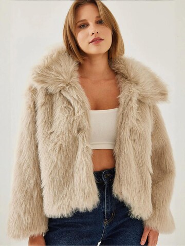 Veste mi-saison Bianco Lucci en beige