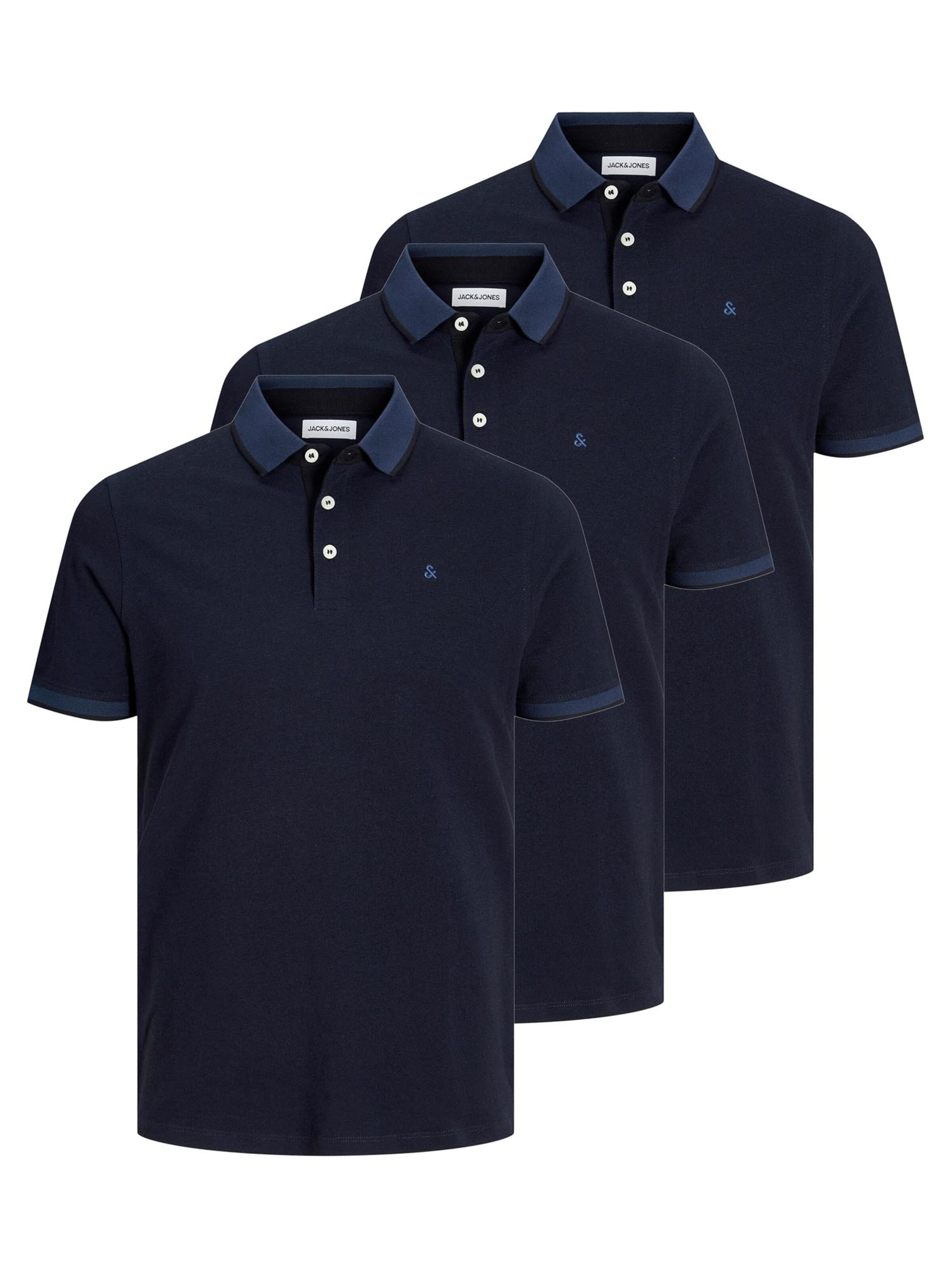 JACK & JONES Shirt 'Paulos - Slim Fit' in Blue: front