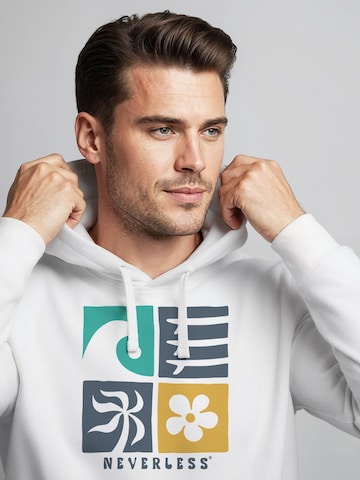 Neverless Sweatshirt 'California Surf' in White