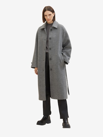 Manteau mi-saison TOM TAILOR en gris : devant