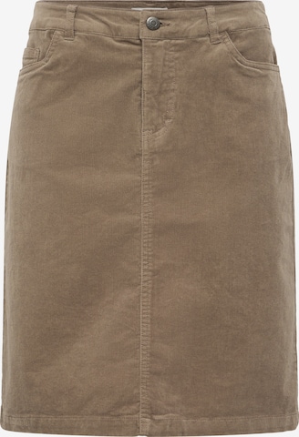 Pulz Skirt 'PZSally' in Brown: front