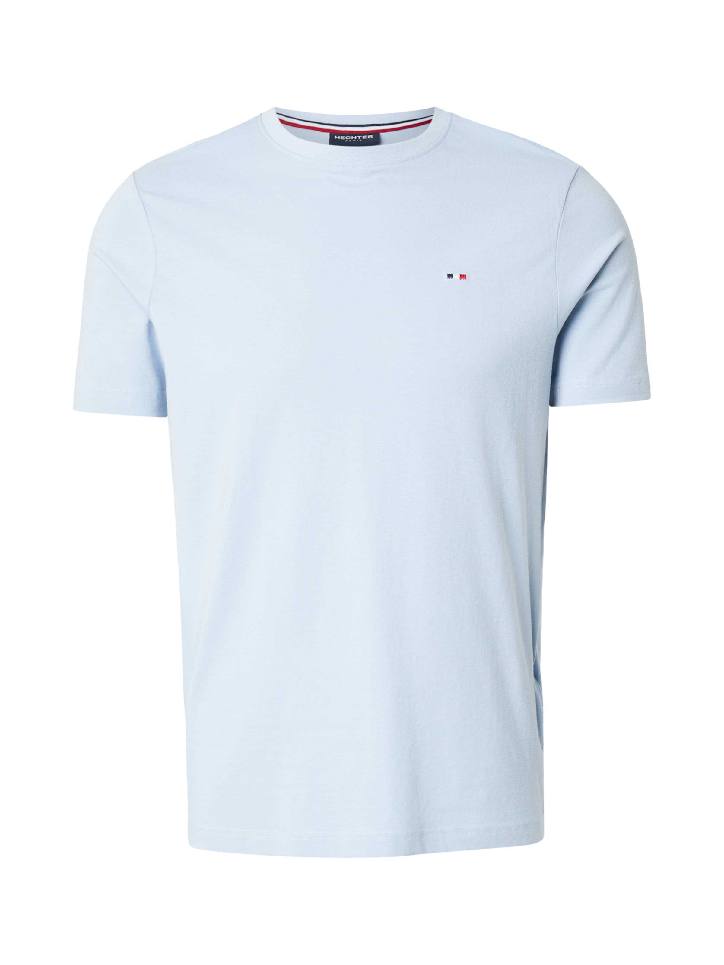 T-Shirt HECHTER PARIS en bleu : devant