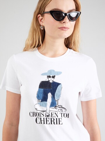 ONLY - Camiseta 'ONLEMMA' en blanco