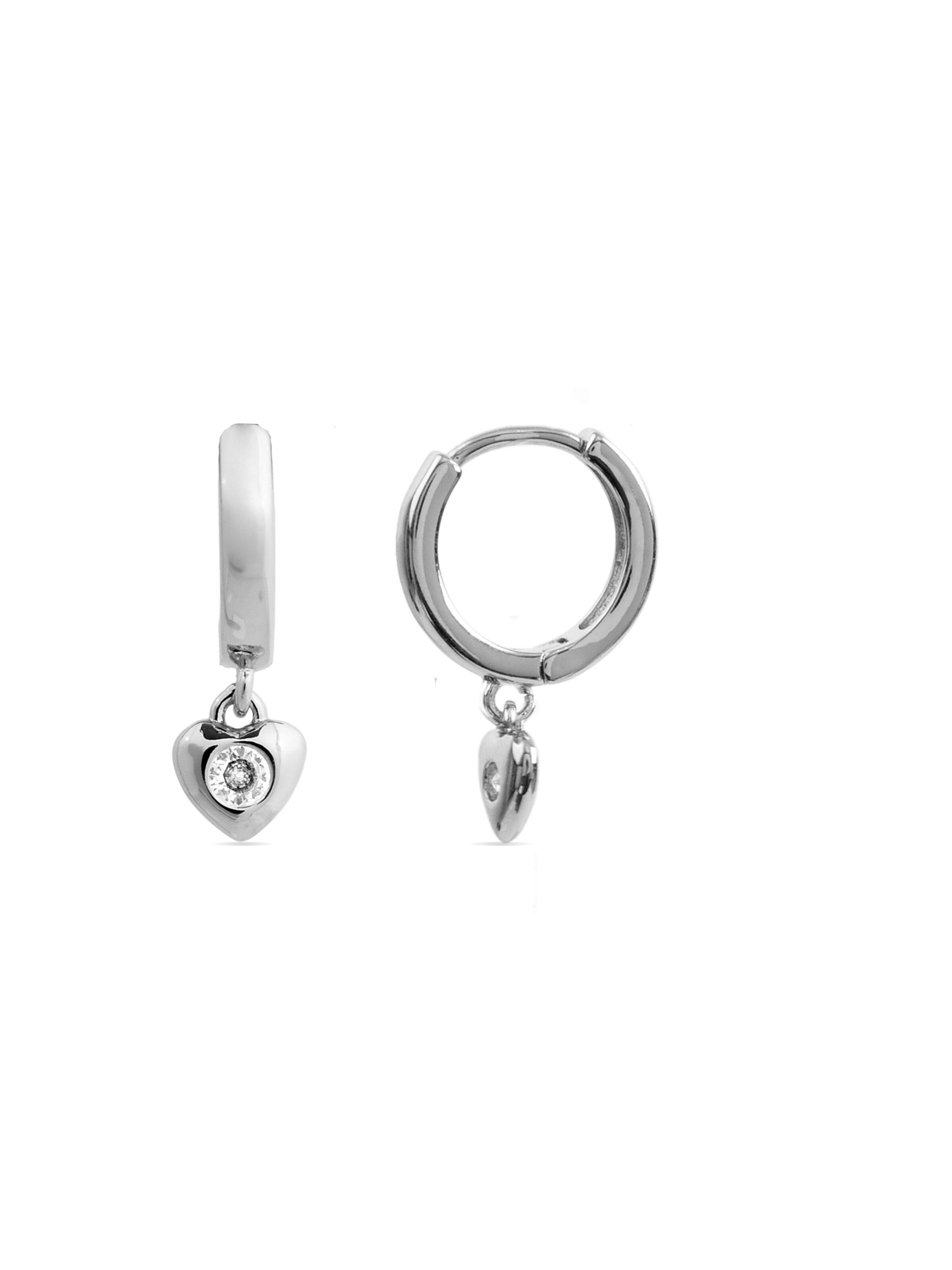 Boucles d'oreilles 'Award' Luxenter en argent : devant
