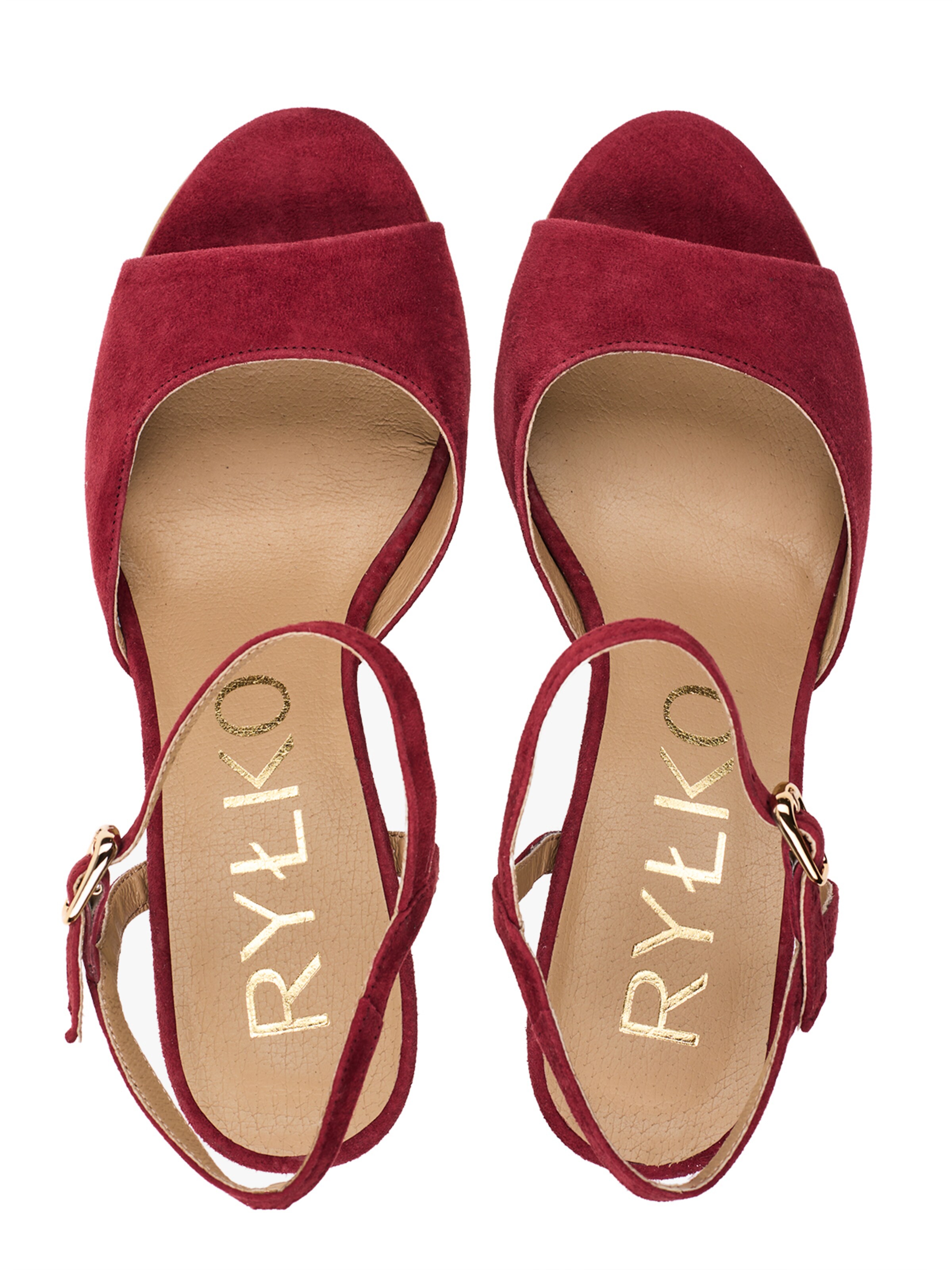 RYŁKO Σανδάλι σε κόκκινο